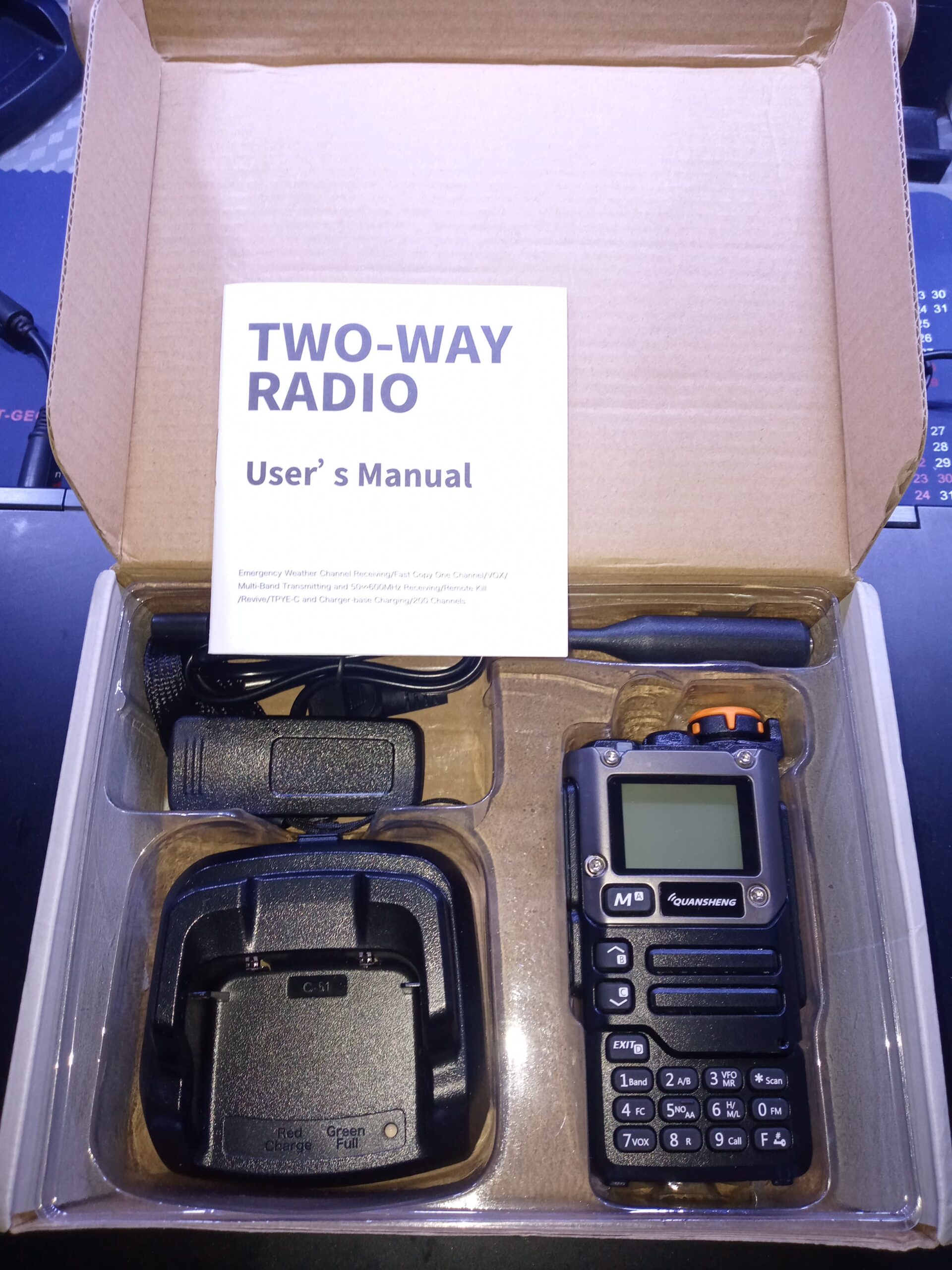 QUANSHENG UV-K6 MULTIBAND/SPECTRUM ANALYZER