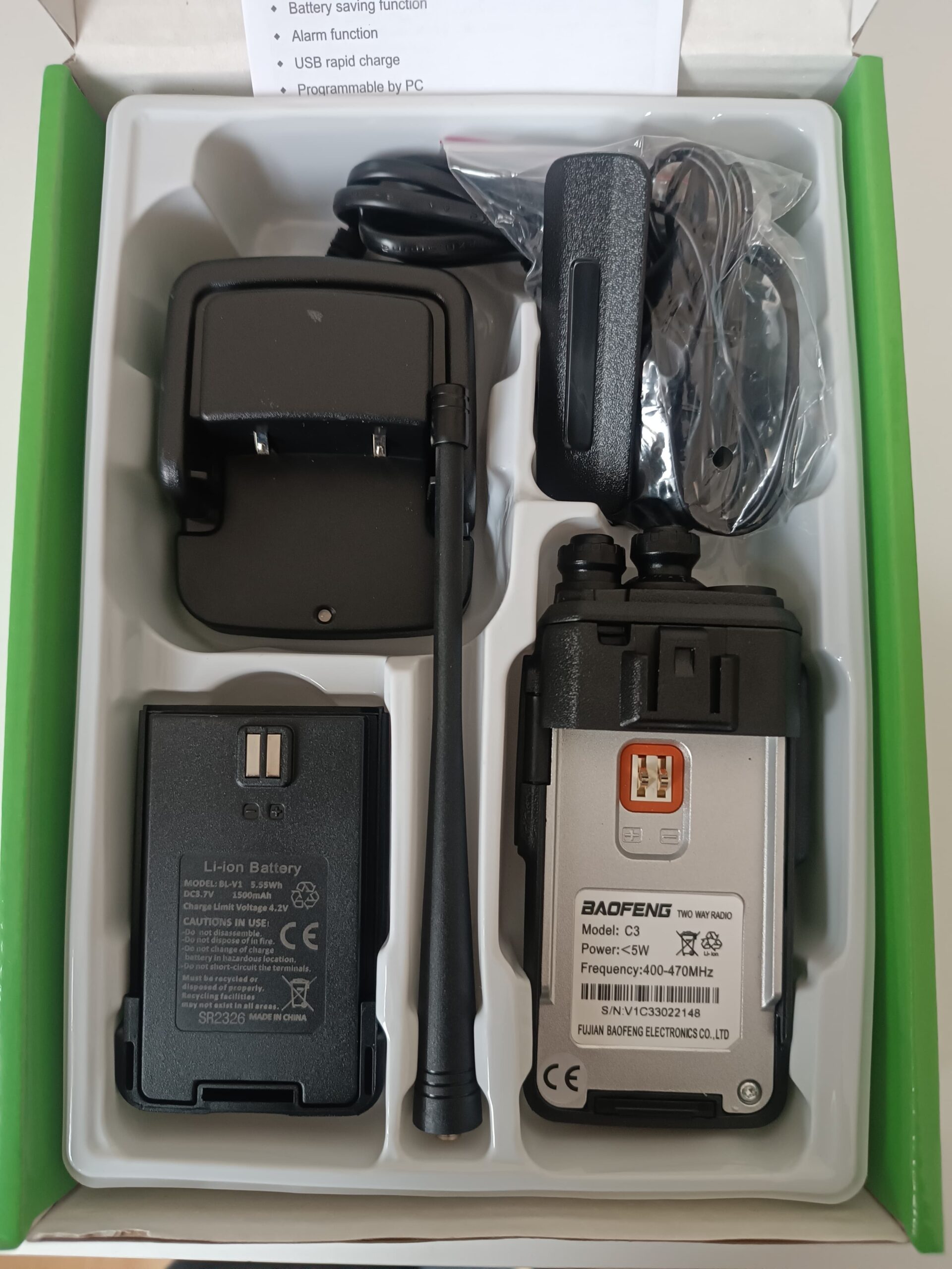 BAOFENG BF-C3 UHF/PMR - Görsel 4