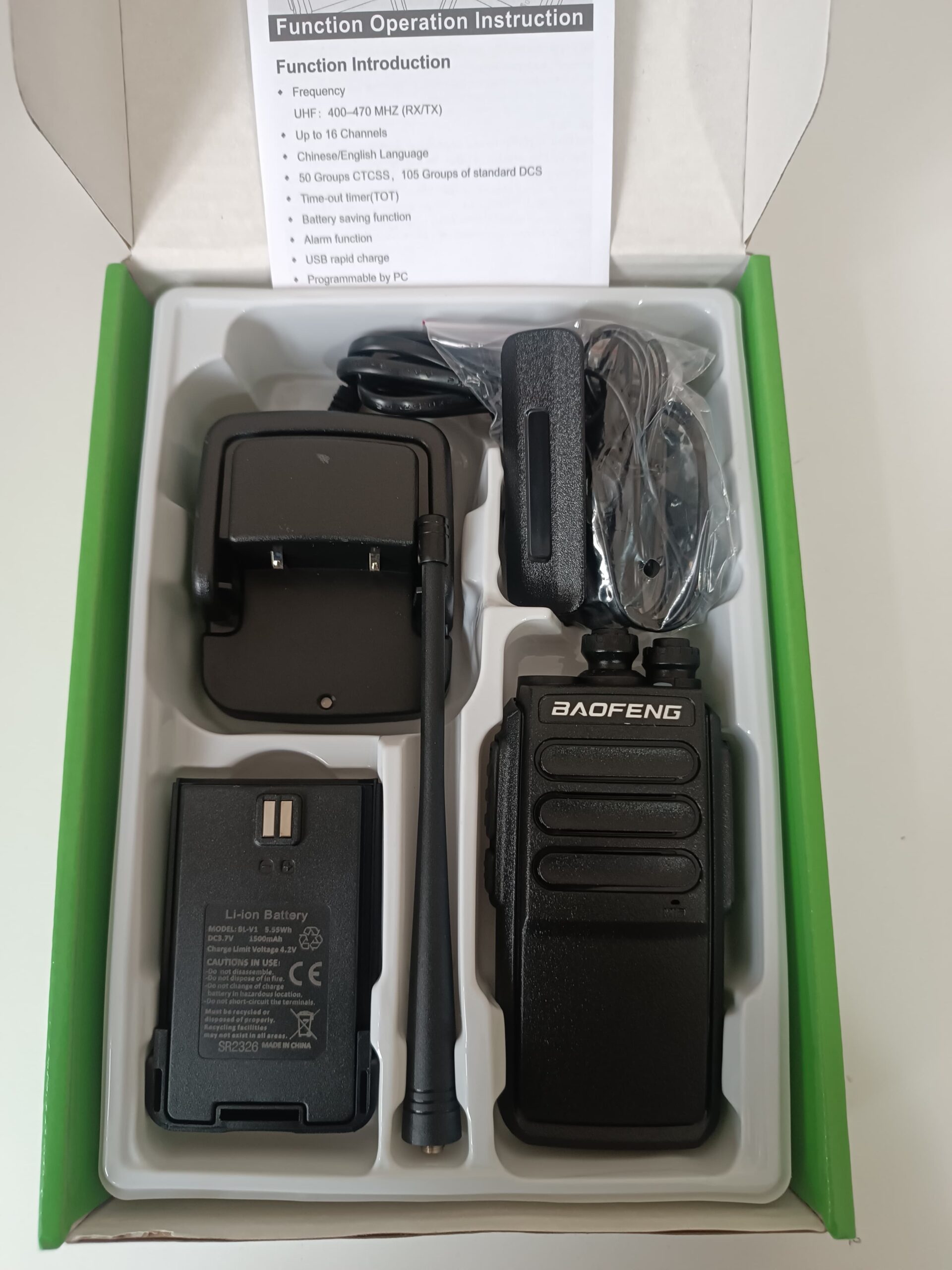 BAOFENG BF-C3 UHF/PMR - Görsel 2